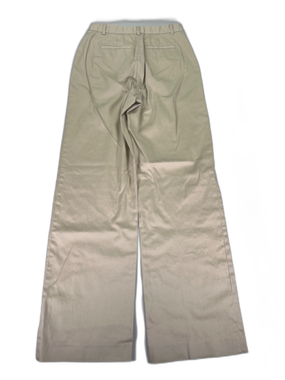 J.Crew Women's Beige Cotton Wide Leg Dress Pants - 4 image 2