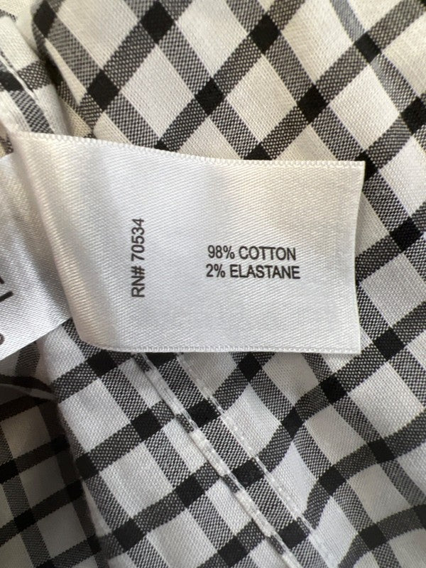 Orvis Men's White/Black Short Sleeve Classic Fit Button Up Shirt - XL Tall image 4