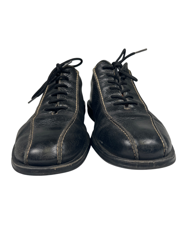 Sandro Men's Black Leather Comfort Walk Lace Up Sneakers - 10D image 2