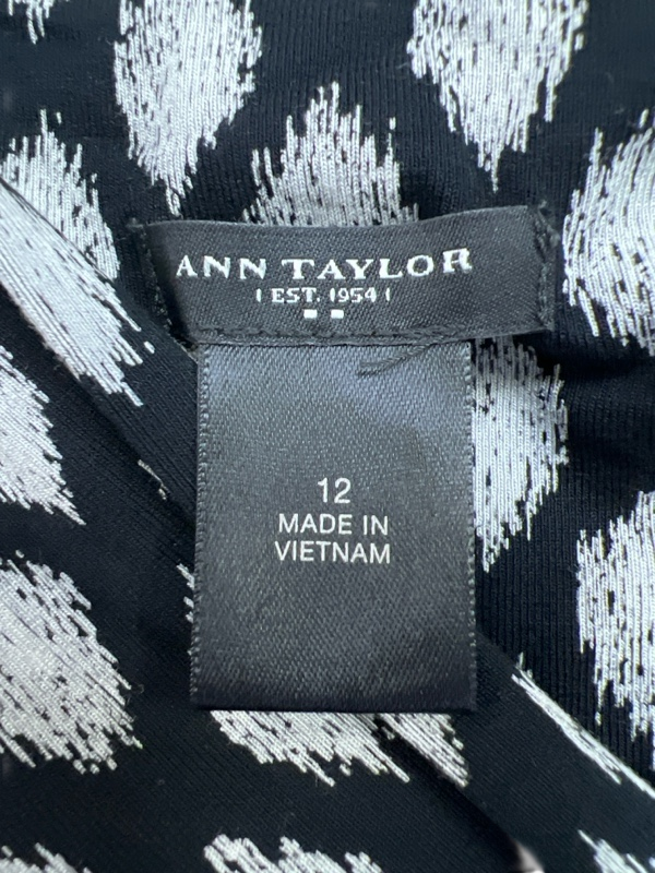 Ann Taylor Women's Black Sleeveless Shift Dress - 12 image 3