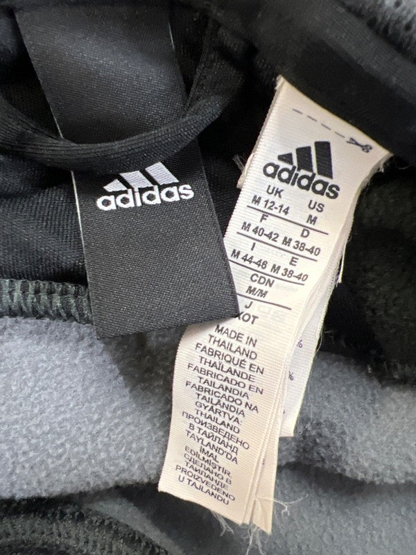 adidas Women's Gray Heathered Fleece Lined Long Sleeve Pullover Sweatshirt - M image 3