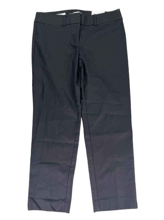 Loft Women's Black Cropped Marisa Riviera Dress Pants - 6