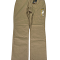 Lee Women's Brown Legendary Mid Rise Straight Leg Pants - 12