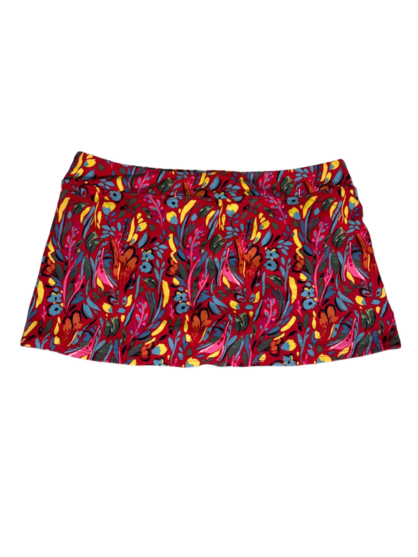 Garnet Hill Women's Multicolor Floral Lined Swim Skirt - 12 image 2