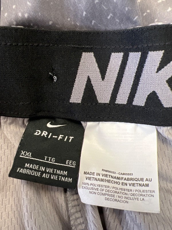 Nike Men's Gray Printed Dri-Fit Athletic Shorts - XXL image 3