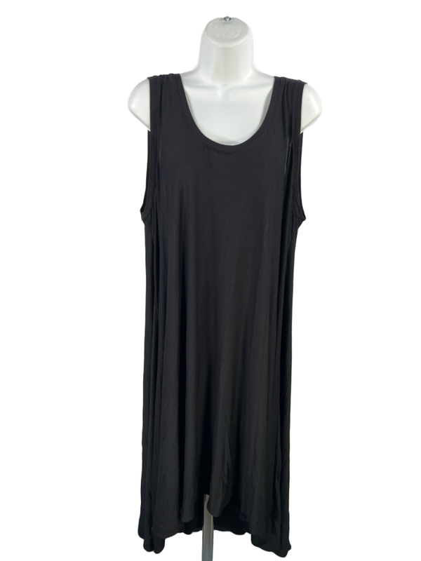 Philosophy Women's Black Sleeveless Cut and Sew Tank Dress - Plus 2X