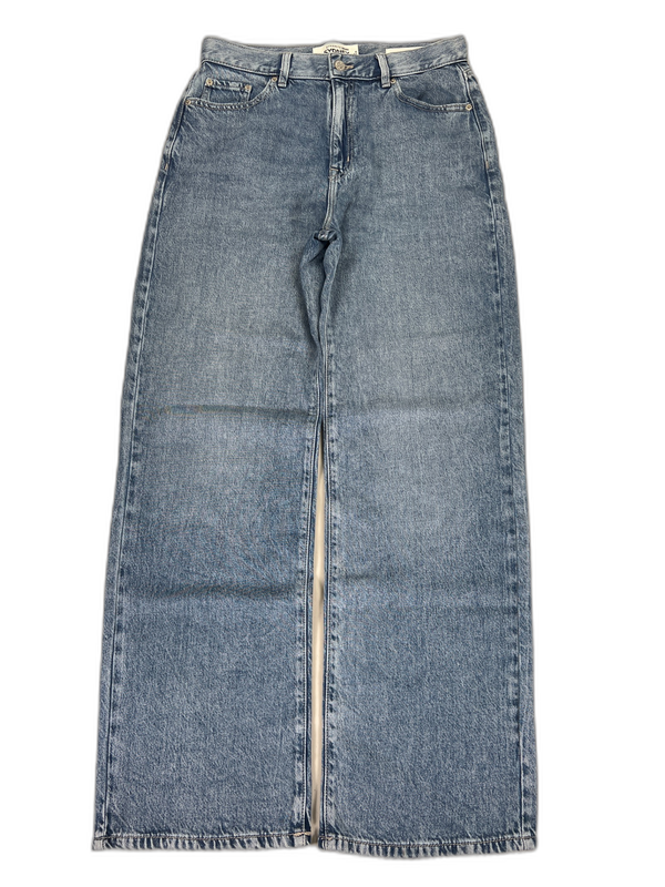 Dynamite Women's Medium Wash Sydney Baggy Fit Denim Jeans - 4/27