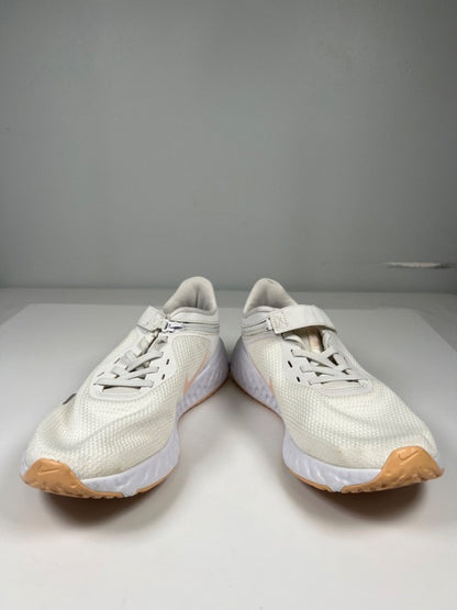 Nike Women's White/Coral Revolution 5 Flyease Running Shoes - 9 image 6