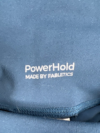 Fabletics Women’s Blue/Gray Mesh Ankle Athletic Leggings - S image 3