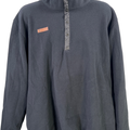 Obermeyer Men’s Black Long Sleeve Snap Button Pullover Fleece Jacket - XXL