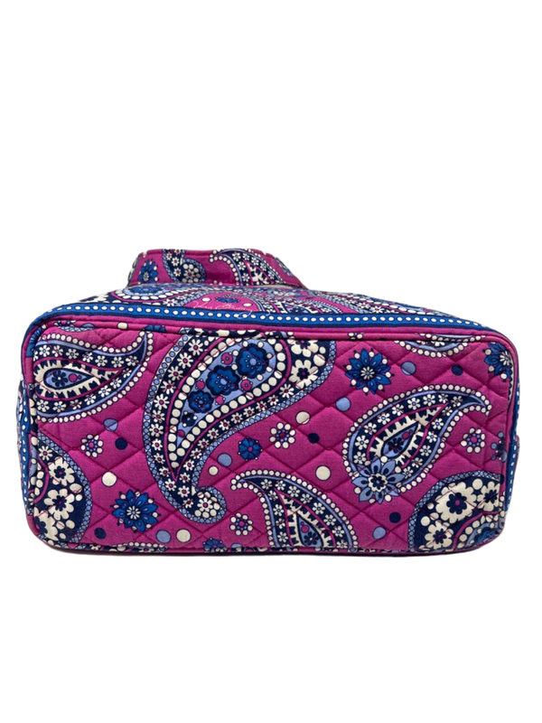 Vera Bradley Women's Purple/Blue Boysenberry Paisley Quilted Tote Bag image 5