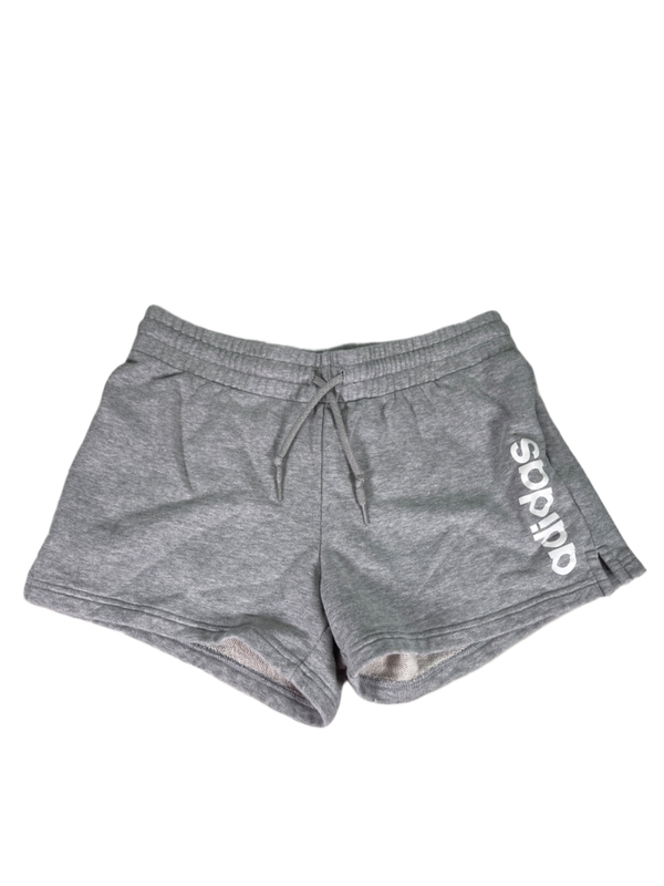 adidas Essentials Women's Gray French Terry Drawstring Shorts - M