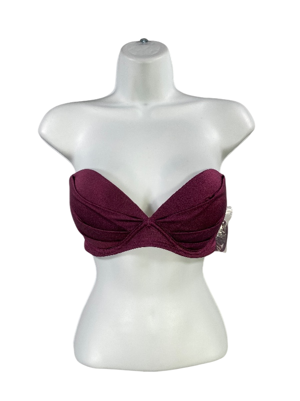 Victoria's Secret Women's Purple Strapless Push Up Swimsuit Bikini Top - 45D