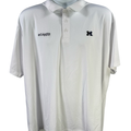 Columbia Men's White U of M Michigan PFG Omni-Shade Short Sleeve Polo - XXL