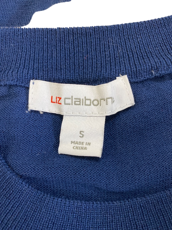 Liz Claiborne Women's Blue/Beige Striped Long Sleeve Shirt - S image 3