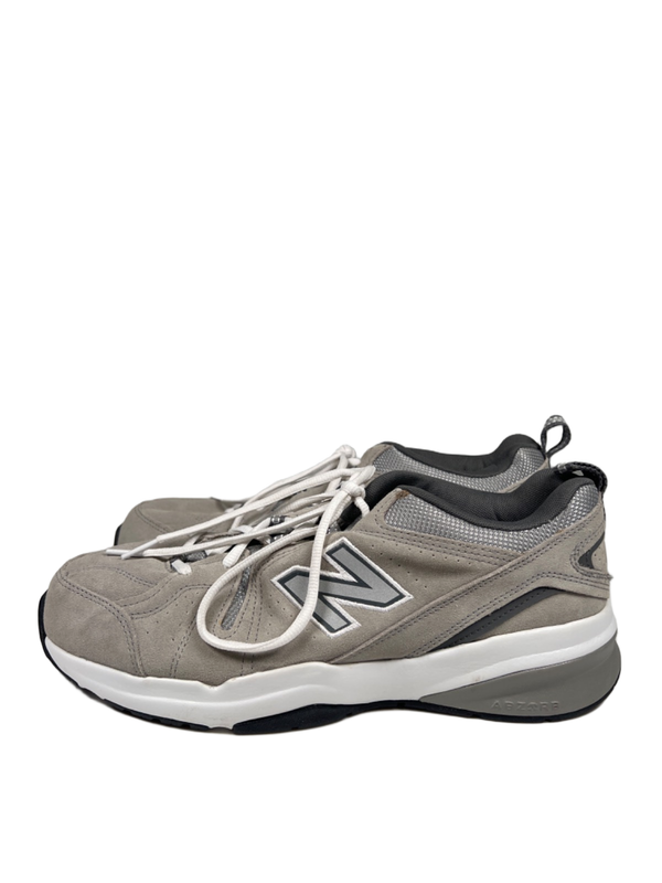 New Balance Men's Gray Suede 608v5 Lace Up Training Shoes - 10 image 5