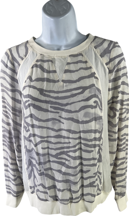 Rebecca Taylor Women’s White Long Sleeve Silk Top Shirt - 0