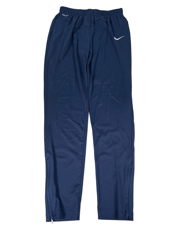 Nike Men's Blue Dri-Fit Zip Ankle Pull On Athletic Training Pants - M