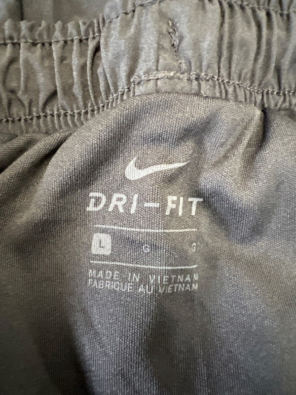 Nike Women's Black/White Dri-Fit Lined Pull On Athletic Shorts - L image 3