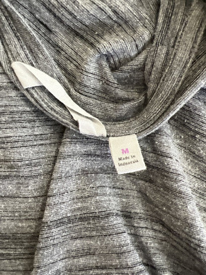 Athleta Women’s Gray Ruched Avenues Long Sleeve T-Shirt Dress - M image 3