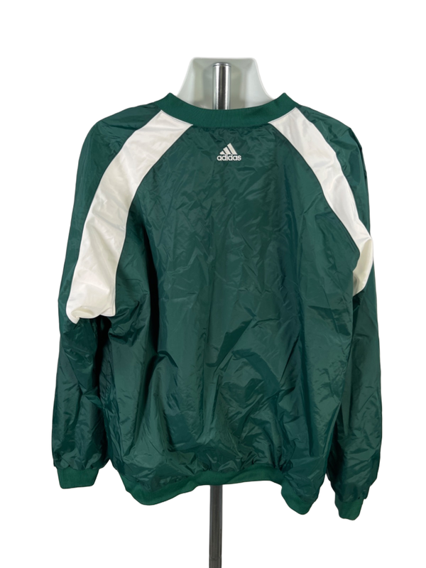 adidas Team Men's Green Lined Pullover Windbreaker Jacket - 2XL image 2