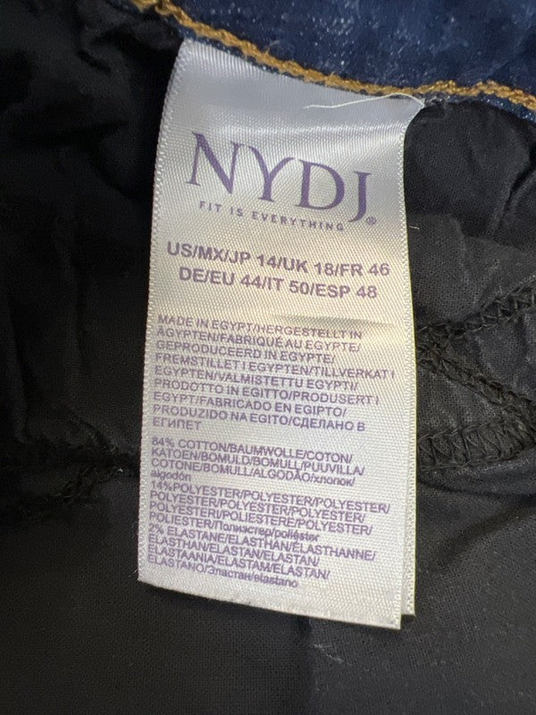 NYDJ Women's Dark Wash Lift Tuck Skinny Jeans - 14 image 4