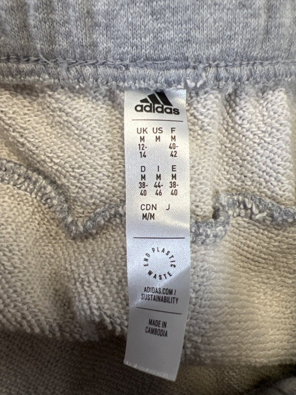 adidas Essentials Women's Gray French Terry Drawstring Shorts - M image 3