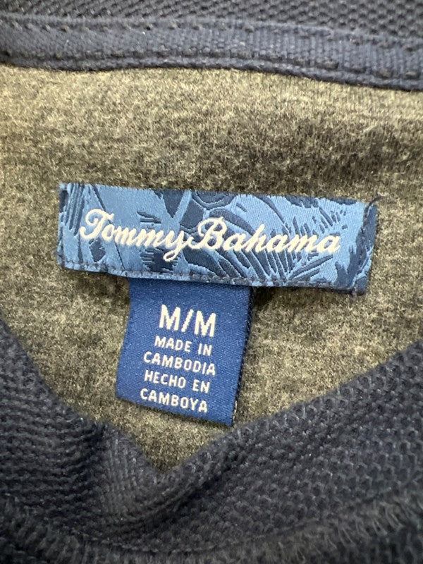 Tommy Bahama Men's Blue Waffle Knit Long Sleeve Lounge Shirt - M image 3