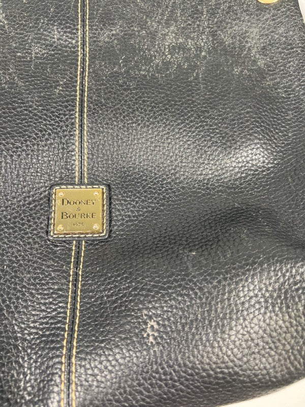 Dooney & Bourke Women's Black Leather Pebble Grain Crossbody Shoulder Purse image 8