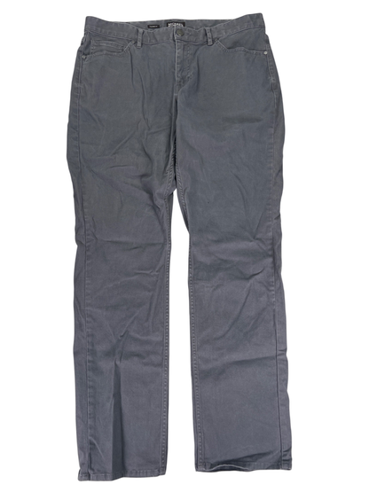 Michael Kors Men's Gray Tailored Fit Straight Leg Pants - 34x32
