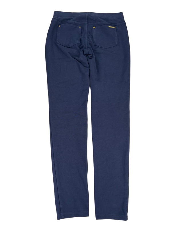 Michael Kors Women's Blue Pull On Stretch Waist Jegging Dress Pants - S image 2