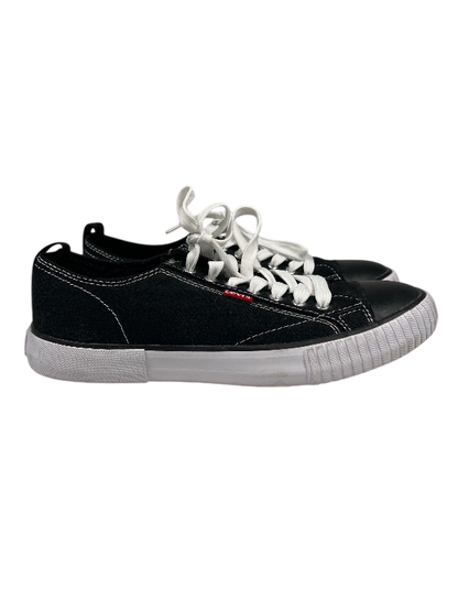 Levi's Men's Black Canvas Lace Up Sneakers - 9