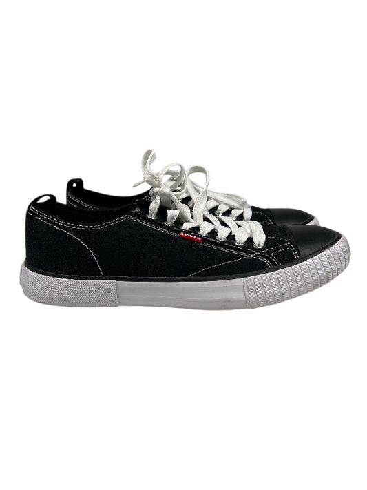 Levi's Men's Black Canvas Lace Up Sneakers - 9