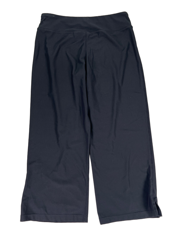 Nike Women's Black Pull On Crop Flare Athleisure Athletic Pants - M image 2