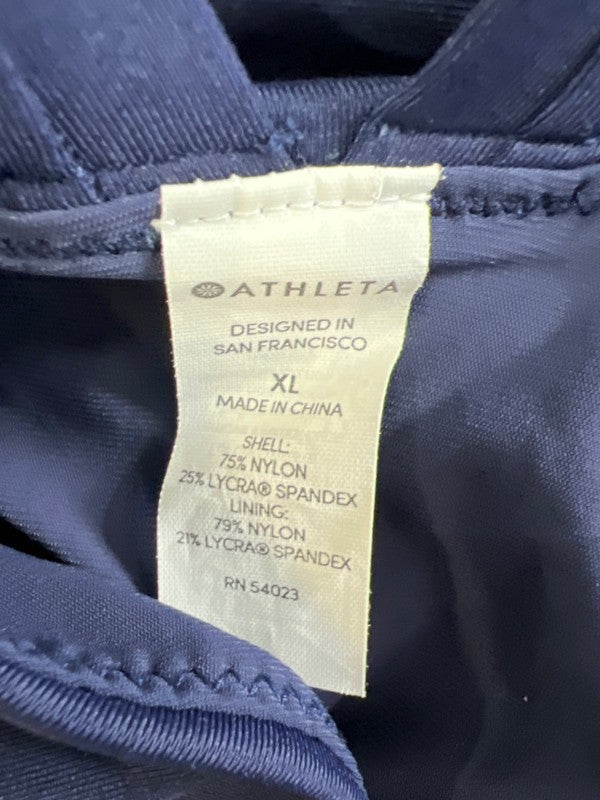 Athleta Women's Navy Blue Adriata One Piece Swimsuit - XL image 3