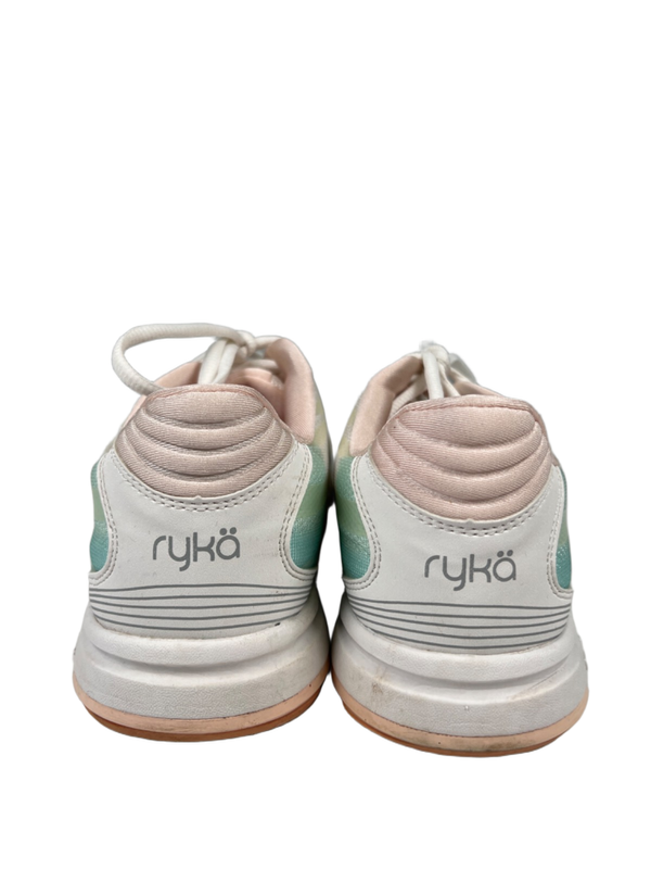 Ryka Women's White/Multi-Color Devo Plus 3 Lace Up Athletic Walking Sneakers - 7 image 4