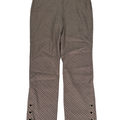 Chico's Women's Black/Brown Brigitte Jacquard Pull On Ankle Pants - 1.5/US 10