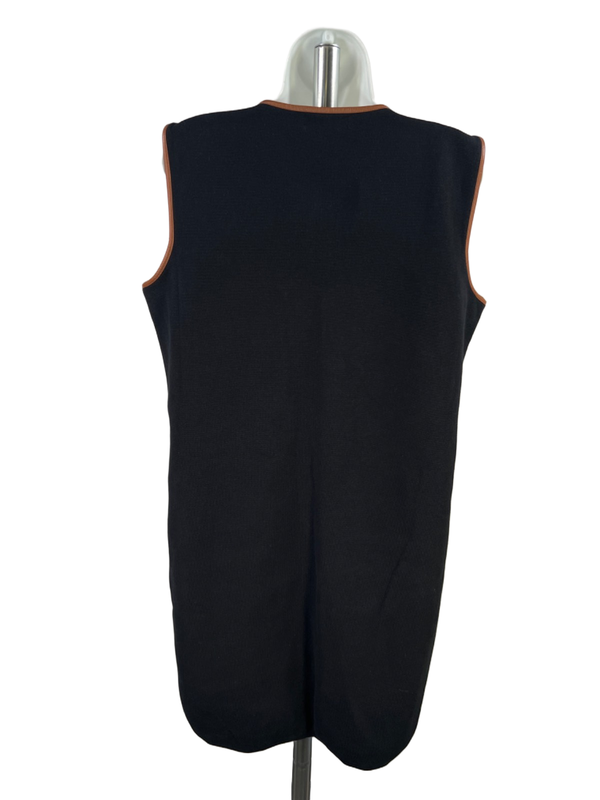 Lauren Ralph Lauren Women's Black/Brown Sleeveless Dress - XL image 2