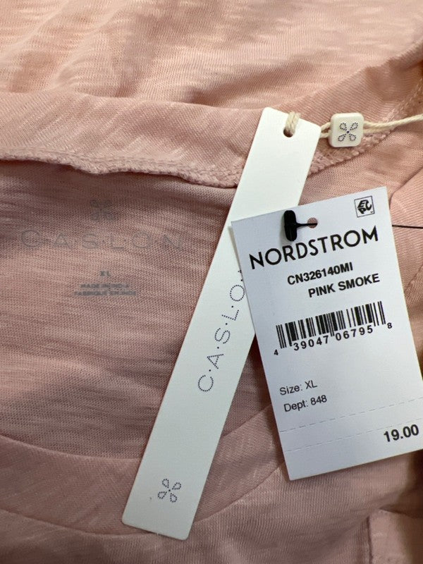 Caslon Women's Pink Lightweight Scoop Neck Short Sleeve Tee Shirt - XL image 3