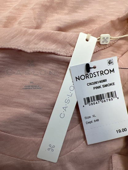 Caslon Women's Pink Lightweight Scoop Neck Short Sleeve Tee Shirt - XL image 3