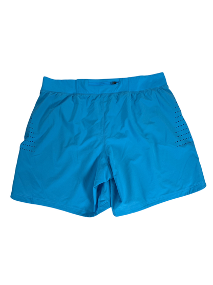 Under Armour Men's Blue Speedpocket 7" Lined Fitted Athletic Shorts - XL image 2