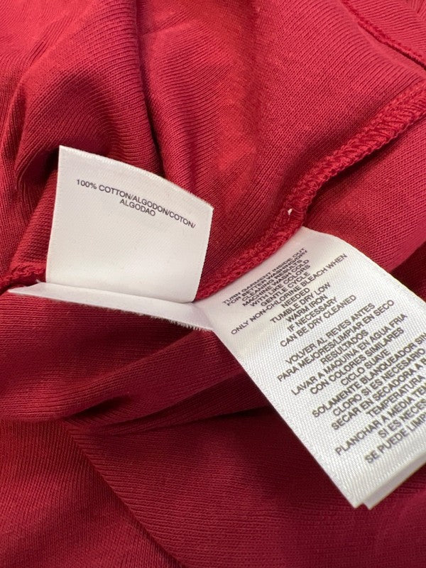 Anne Klein Sport Women's Red Long Sleeve Mock Neck Shirt - Plus 2X image 4