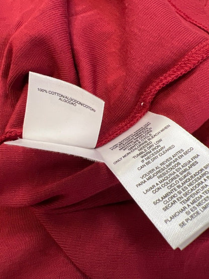Anne Klein Sport Women's Red Long Sleeve Mock Neck Shirt - Plus 2X image 4