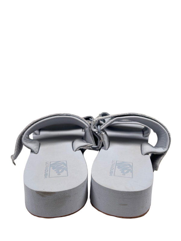 Vans Women's Blue Ultracush Cayucas Mega Platform Slide On Sandals - 9 image 4