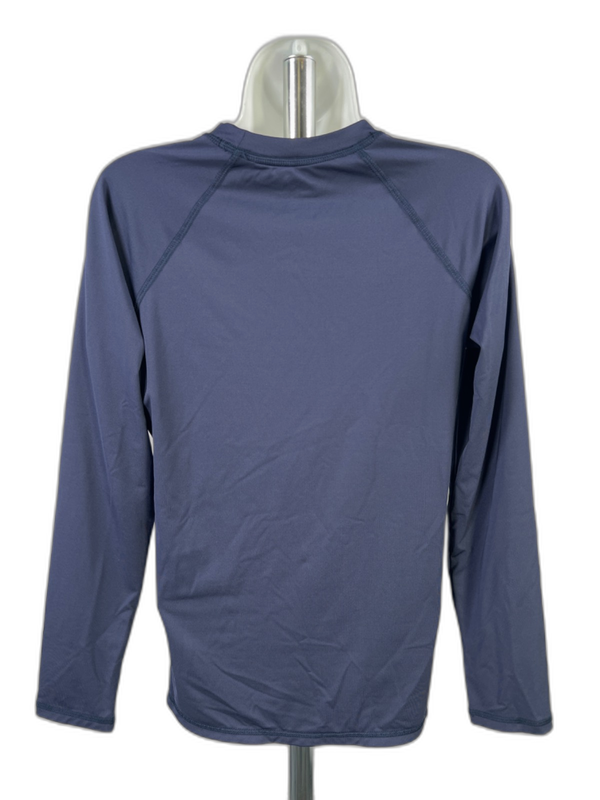 Nike Women's Blue Dri-Fit Rashguard Long Sleeve Swim Shirt - M image 2