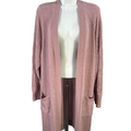 Torrid Women's Purple Knit Long Sleeve Open Front Cardigan Sweater - 2 Plus