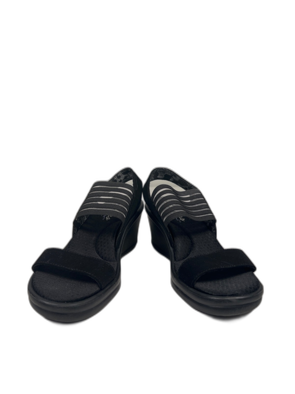 Skechers Women's Black Cali Rumble Ankle Strap Wedge Sandals - 6.5 image 6