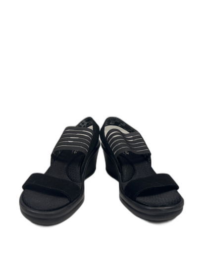 Skechers Women's Black Cali Rumble Ankle Strap Wedge Sandals - 6.5 image 6