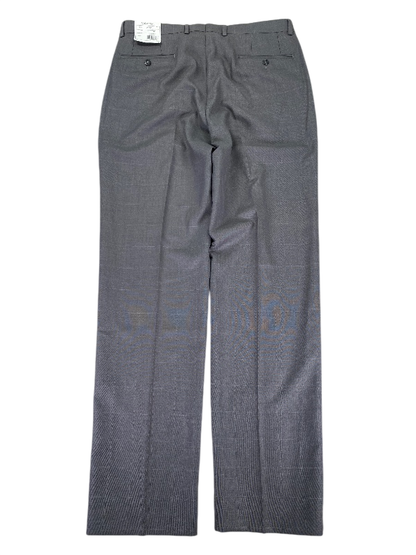 Calvin Klein Men's Gray Faint Plaid Dress Pants - 34x34 image 2