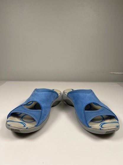 Merrell Women's Blue Slip On Open Toe Sandals - 8 image 6